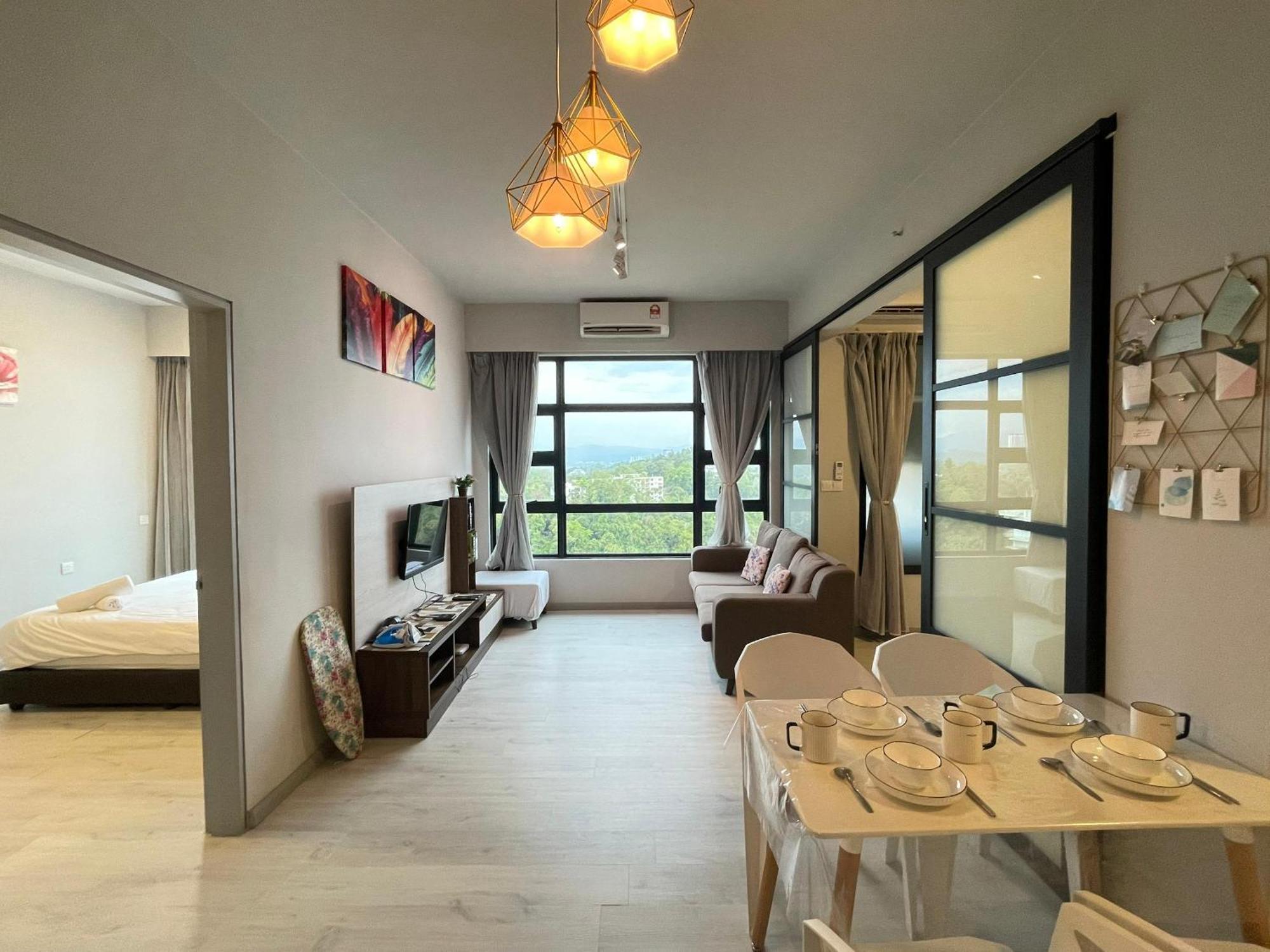 Vv Homestay Jesselton Quay Surla Sabah Mall Kk 亚庇贵赴行馆 Kota Kinabalu Buitenkant foto
