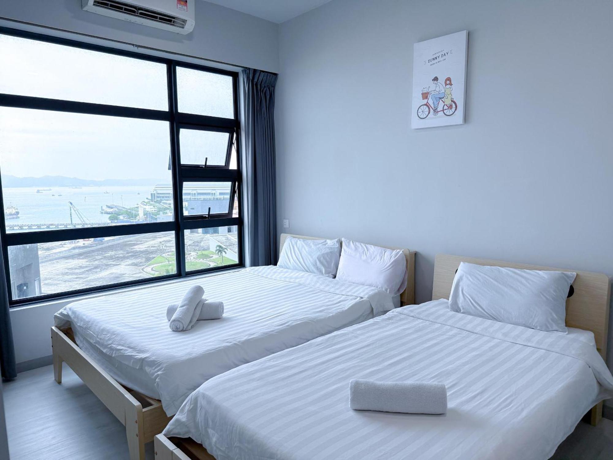 Vv Homestay Jesselton Quay Surla Sabah Mall Kk 亚庇贵赴行馆 Kota Kinabalu Buitenkant foto