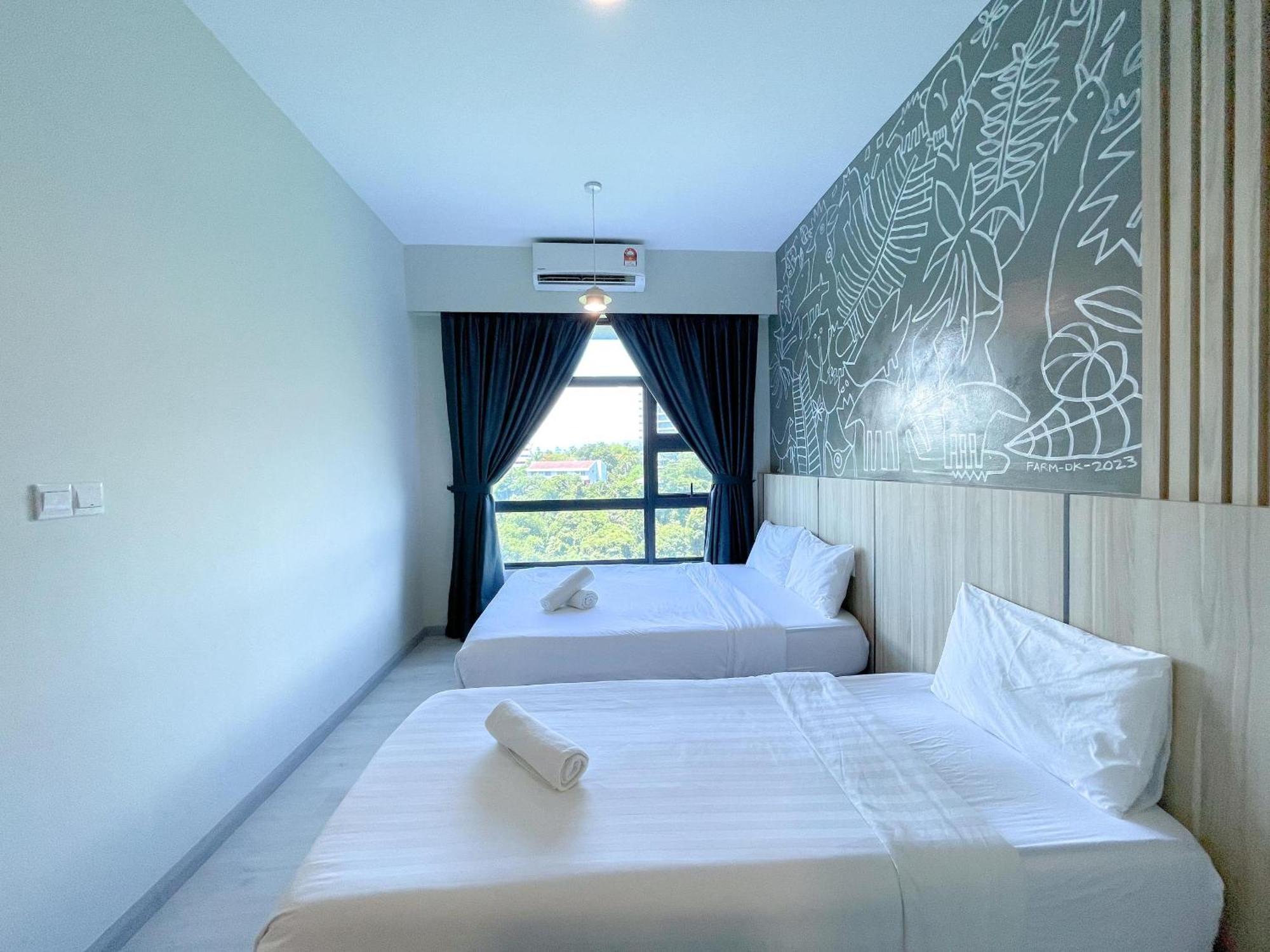 Vv Homestay Jesselton Quay Surla Sabah Mall Kk 亚庇贵赴行馆 Kota Kinabalu Buitenkant foto